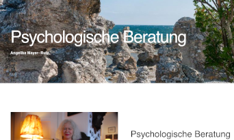 Webseite Psychologische Beratung